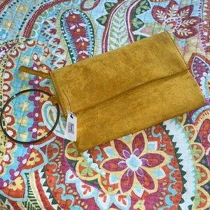 Forever 21 Mustard Yellow Clutch